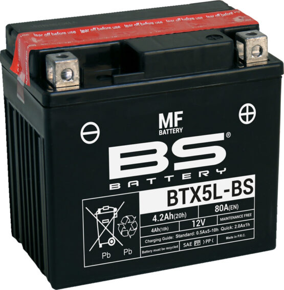 YTX AGM Maintenance Free Battery 80CCA 12V 4Ah