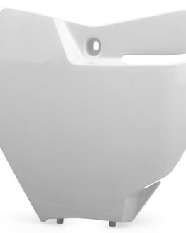 Front Number Plate - White