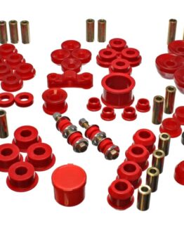Energy Suspension Red Hyper-Flex Master Bushing Set Fits 90-93 Acura Integra