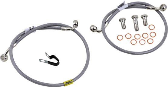 Stainless Steel Front 2-Lines Brake Line Kit