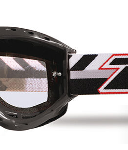 3101 Black Atzaki Youth MX Goggles - Clear Lens