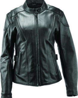 Kuryakyn Race Leather Jacket Black Womens XL