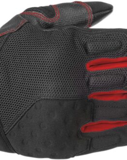 Crossland Motorcycle Gloves Black/Red X-Large