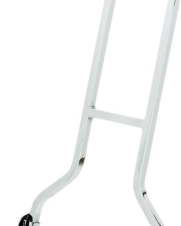 19.6" Tall Rigid Chrome Sissy Bar Complete Kit