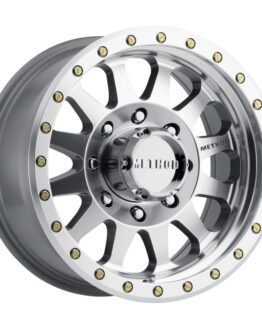 MR304 Double Standard 20x10 -18mm 8x170 130.81mm CB Machined/Clear Coat Wheel
