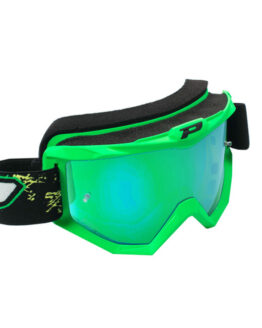 Pro Grip 3204 MX Goggles Fluorescent Green Frame Iridium Lens