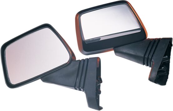 Right Mirror Replacement - Black/Chrome - Image 2