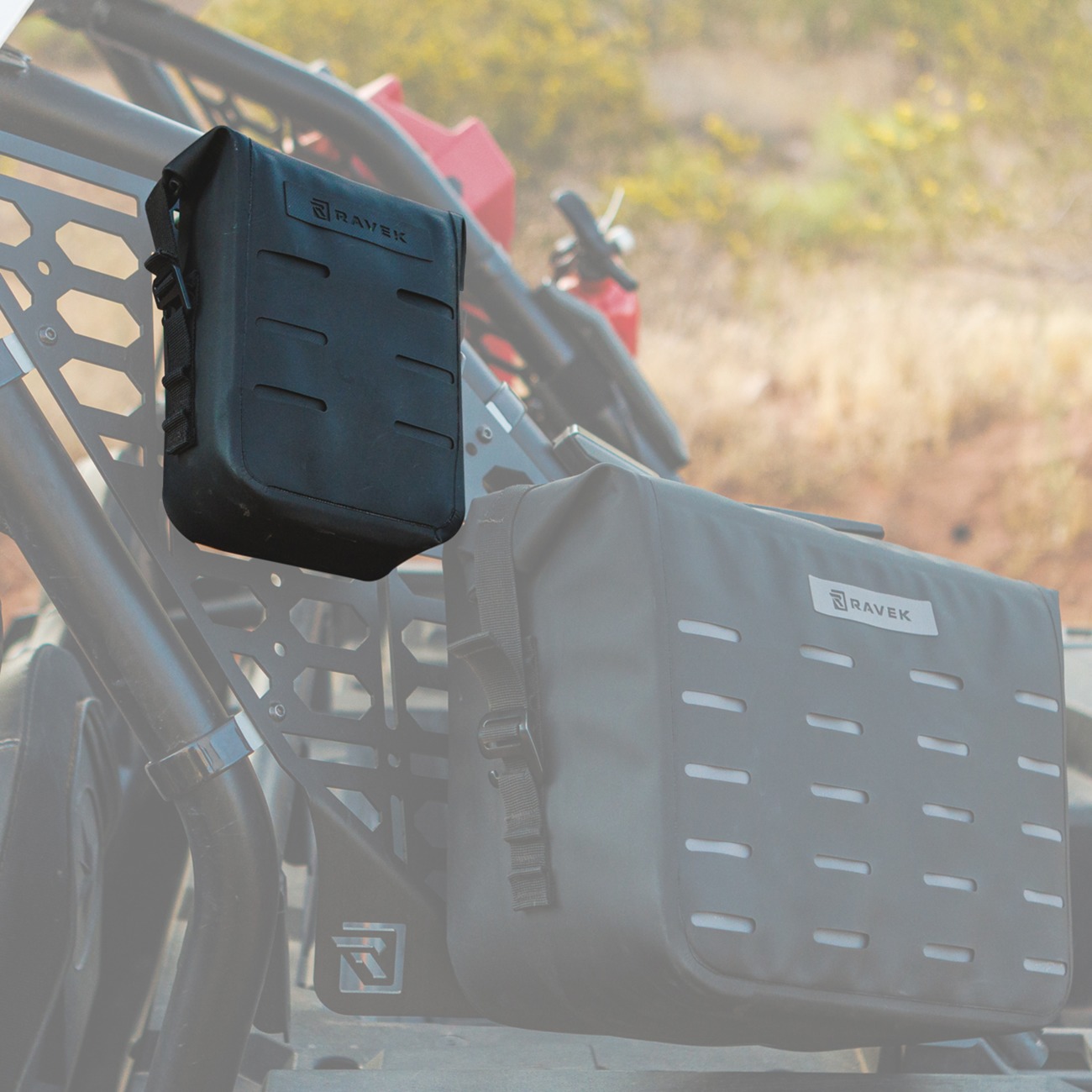 MOLLE Mount Waterproof Zipperless Dry Pouch - Black, Small 7x5.5x3.25 - Image 3