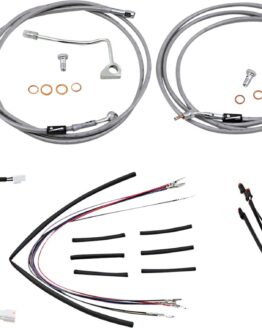 Extended Braided S.S. Control Cable Kit For 18" Gorila Bars