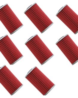 Hiflofiltro HF562 Oil Filter Cartridge Replaces Kymco 1541A-KKC3-9000 - 8 Pack