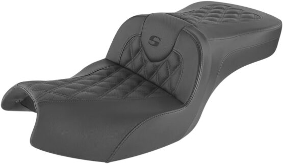 Road Sofa Lattice 2-Up Seat Black Gel