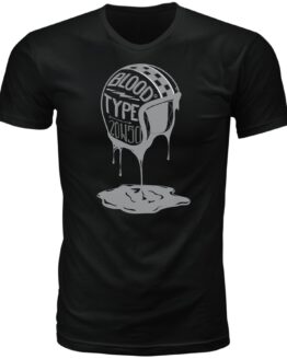 Highway 21 Blood Type Tee Black 3X-Large Men's Short Sleeve Shirt