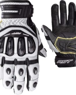 RST Tractech EVO 4 Short CE Glove White/White/Black 2XL