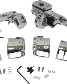 Chrome Handlebar Controls 11/16" W/O Switches