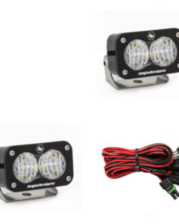 S2 Pro Series LED Light Pods Wide Cornering Pattern - Pair