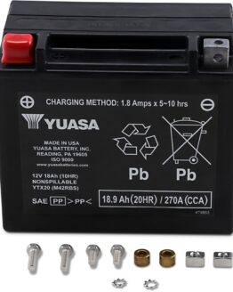 Yuasa YTX20 Maintenance Free AGM 12V Battery