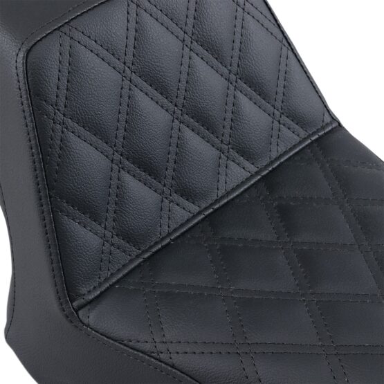 Step-Up Front Lattice Stitch 2-Up Seat - Black - Image 3