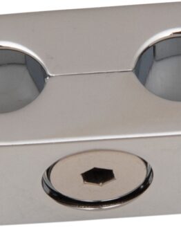 Accutronix Throttle Idle Cable Clamp Dual Cable Chrome