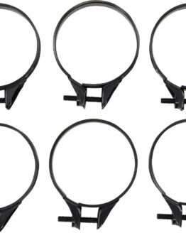 49-51mm Narrow Band Clamps for Carb & Intake Boots - 6 Pack