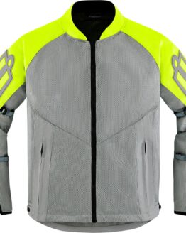 ICON Mesh AF Jacket Hi-Vis/Gray Men's 2XL