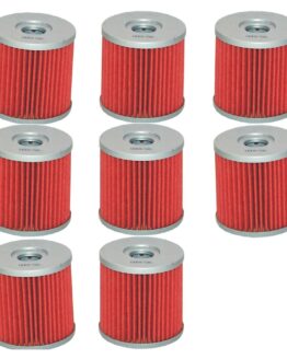 HiFloFiltro HF681 Oil Filter Replaces Hyosung 16510HN9101HAS - 8 Pack