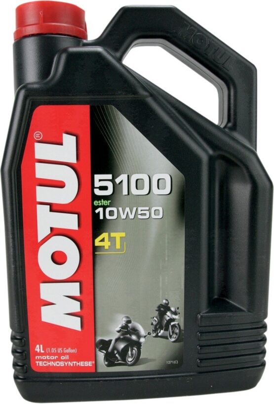 Motul 5100 Synthetic Blend Motor Oil 10W50 4T 4L