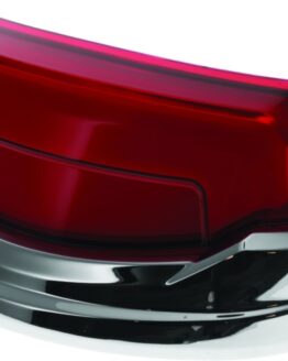 Kuryakyn Tracer Rear Fender Tip Light Chrome Red Lens