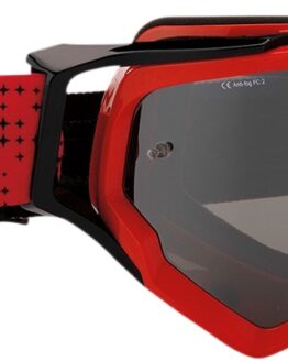 XCR Black / Red Pro Stars Goggles - Smoke Lens