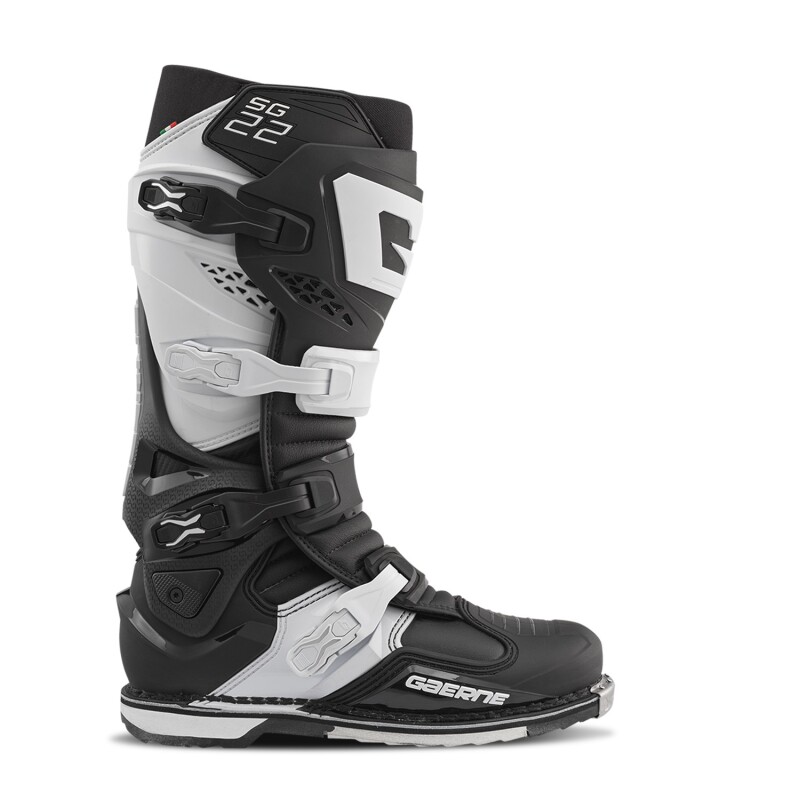 Gaerne SG22 Boot Black/White Size 12 - Image 7