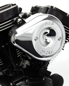 S&S Stealth Air Cleaner Kit Chrome Teardrop 2017+ M8 Models
