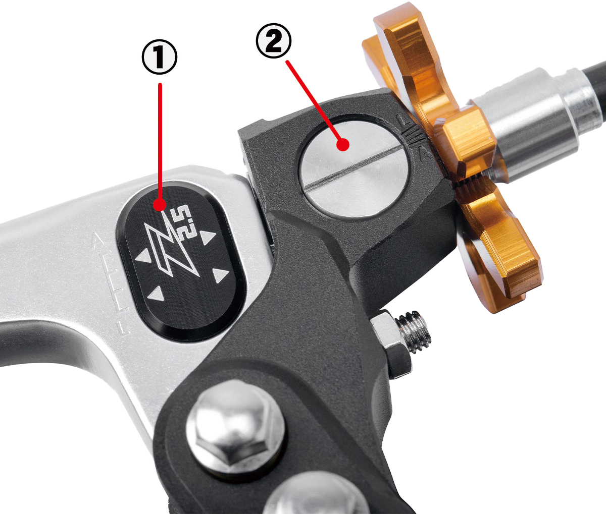 ZETA Ultra Light Clutch Perch 3-Finger Lever Assembly - Image 3