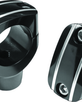 Handlebar Risers 2" Gloss Black For 1" Bar