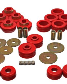Red Body Mount Set Fits 92-97 GM Denali XL/Blazer/Yukon XL 4WD