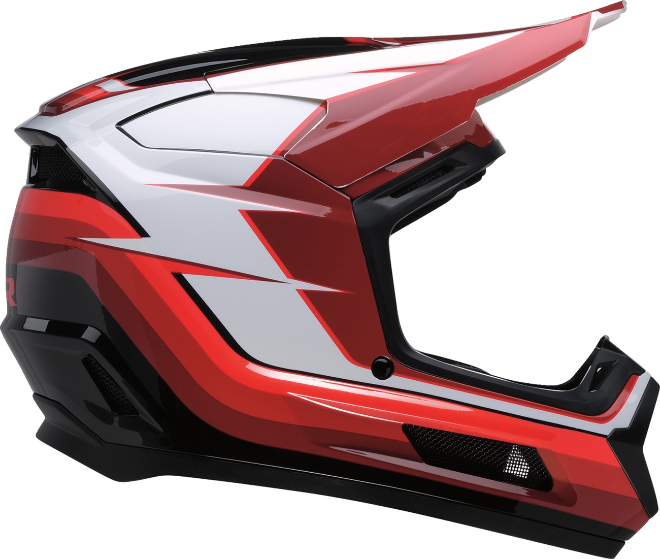 Z1R Youth Dirt Maxx Vortex Helmet Red/White Large - Image 4