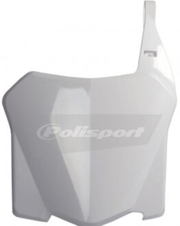 Front Number Plate - White