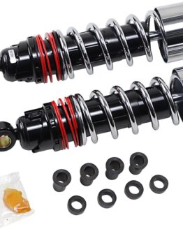 Burly Brand Slammer Plus Shocks 11.5" Chrome Fits XL 1988-2003
