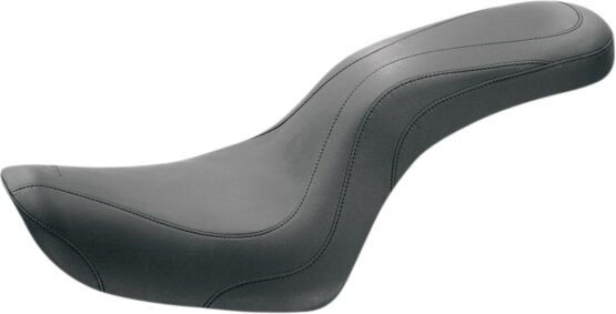 Daytripper Stitched Leather 2-Up Seat - Black