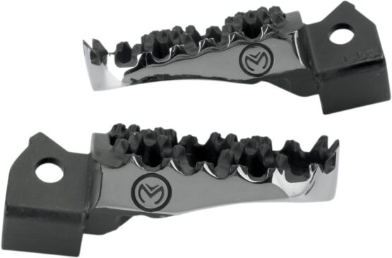 Black/Silver Hybrid Footpegs