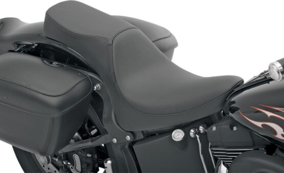 Predator Smooth Leather 2-Up Seat Black Low 1"