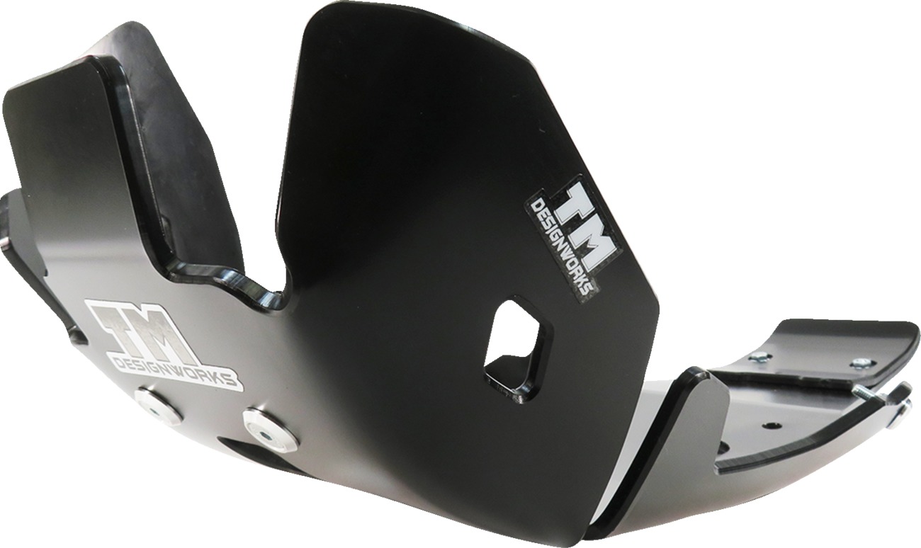 TM Designworks Skid Plate Black with Link Guard Gas Gas Husqvarna KTM - Image 3