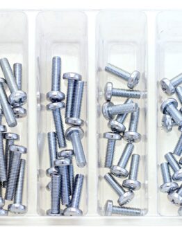 Bolt M5 Pan Head Screw Assortment Silver