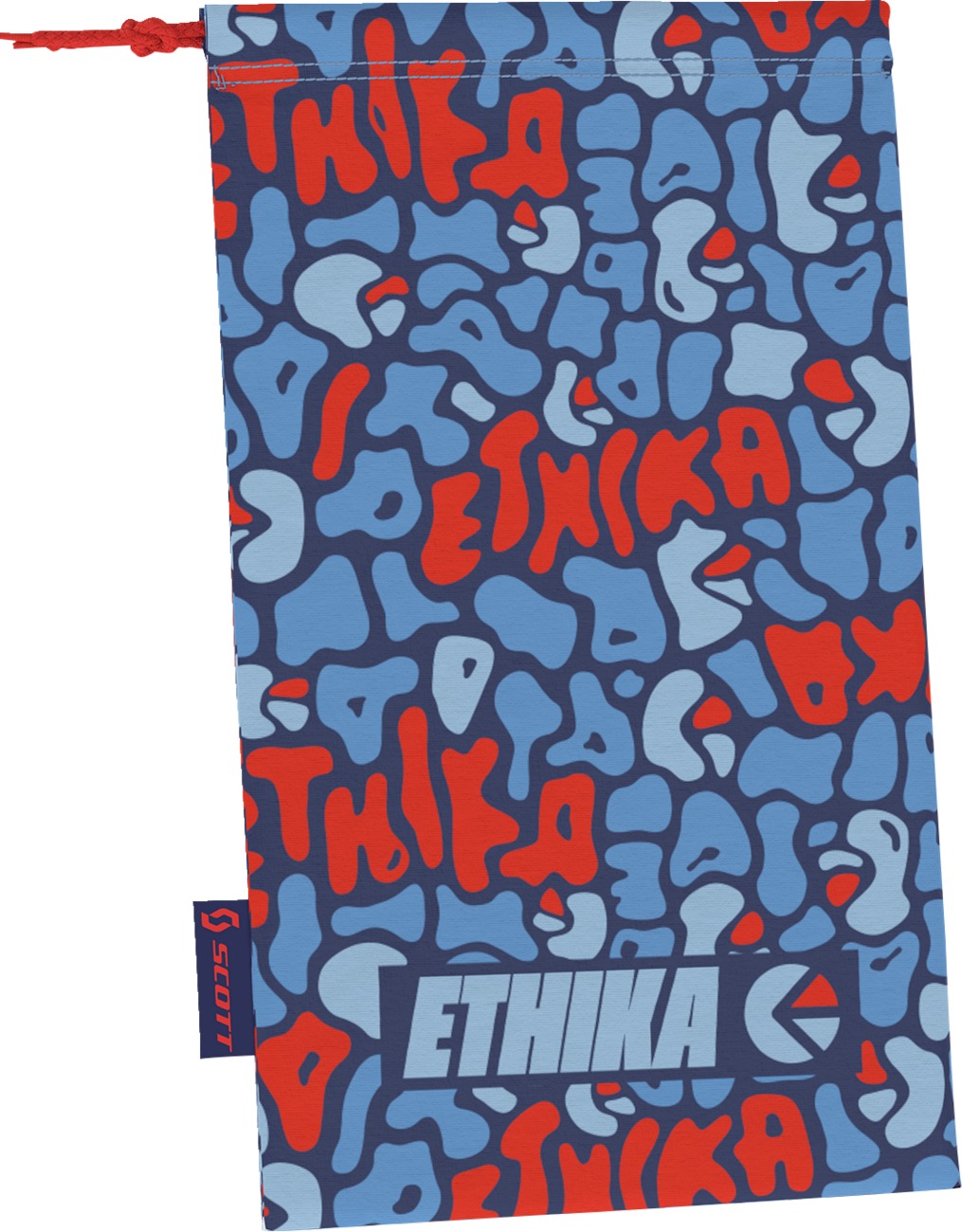 Scott Prospect Ethika Goggles Blue/Red Silver Chrome Lens Adult - Image 3