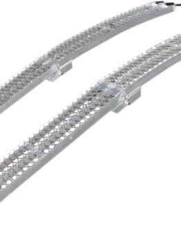 Folding Aluminum "XL" Loading Ramps - 89" Long, 12" Wide - Pair