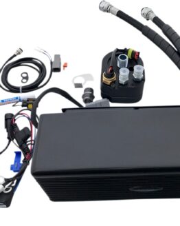 UltraCool Oil Cooler Kit Gloss Black For S&S T Series Dyna