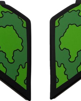 ICON Airflite Helmet Side Plates GP23 Green One Size