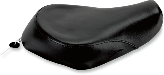 Wide Renegade Plain Solo Seat Black Gel Low