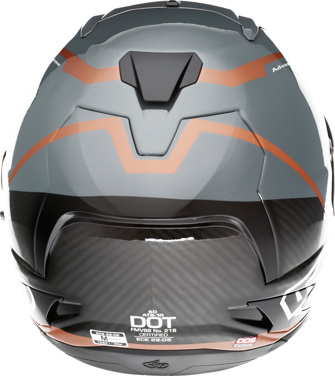 6D ATS-1R Alpha Full Face Helmet XL Gray Bronze Unisex - Image 3