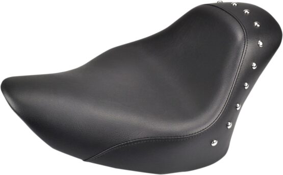 Wide Renegade Studded Solo Seat Black Gel Low