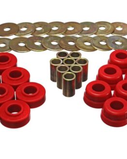 Gm Body Mount Set W/Hardware - Red