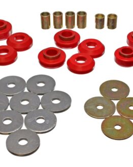 Energy Suspension Red Body Mount Set Fits 75-79 Chevrolet Nova Chevy II